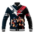 Custom Blues And Bombers Football Baseball Jacket 2024 Together Sporty