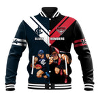 Custom Blues And Bombers Football Baseball Jacket 2024 Together Sporty