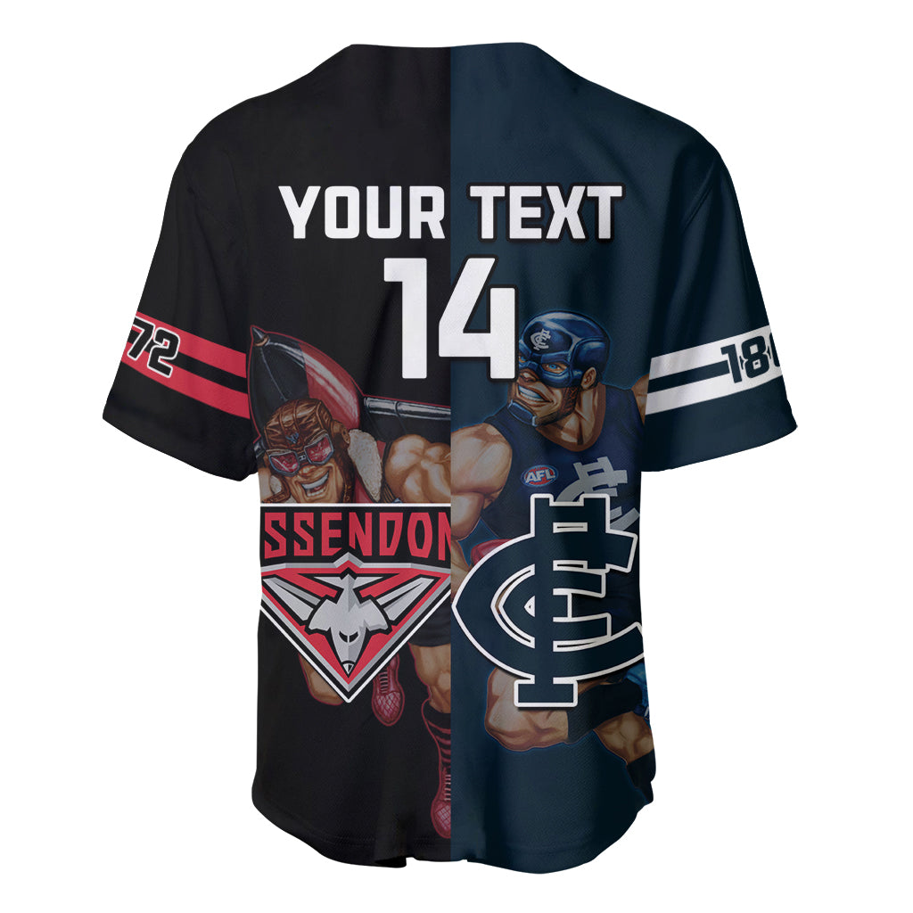 Custom Blues And Bombers Football Baseball Jersey 2024 Together Sporty