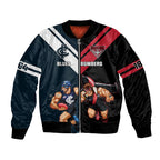 Custom Blues And Bombers Football Bomber Jacket 2024 Together Sporty