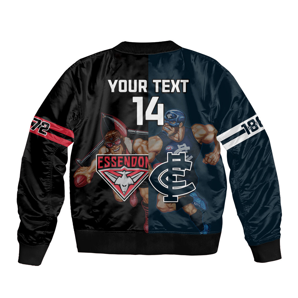 Custom Blues And Bombers Football Bomber Jacket 2024 Together Sporty