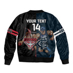 Custom Blues And Bombers Football Bomber Jacket 2024 Together Sporty