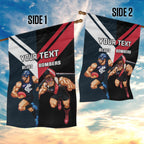 Custom Blues And Bombers Football Garden Flag 2024 Together Sporty