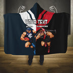 Custom Blues And Bombers Football Hooded Blanket 2024 Together Sporty