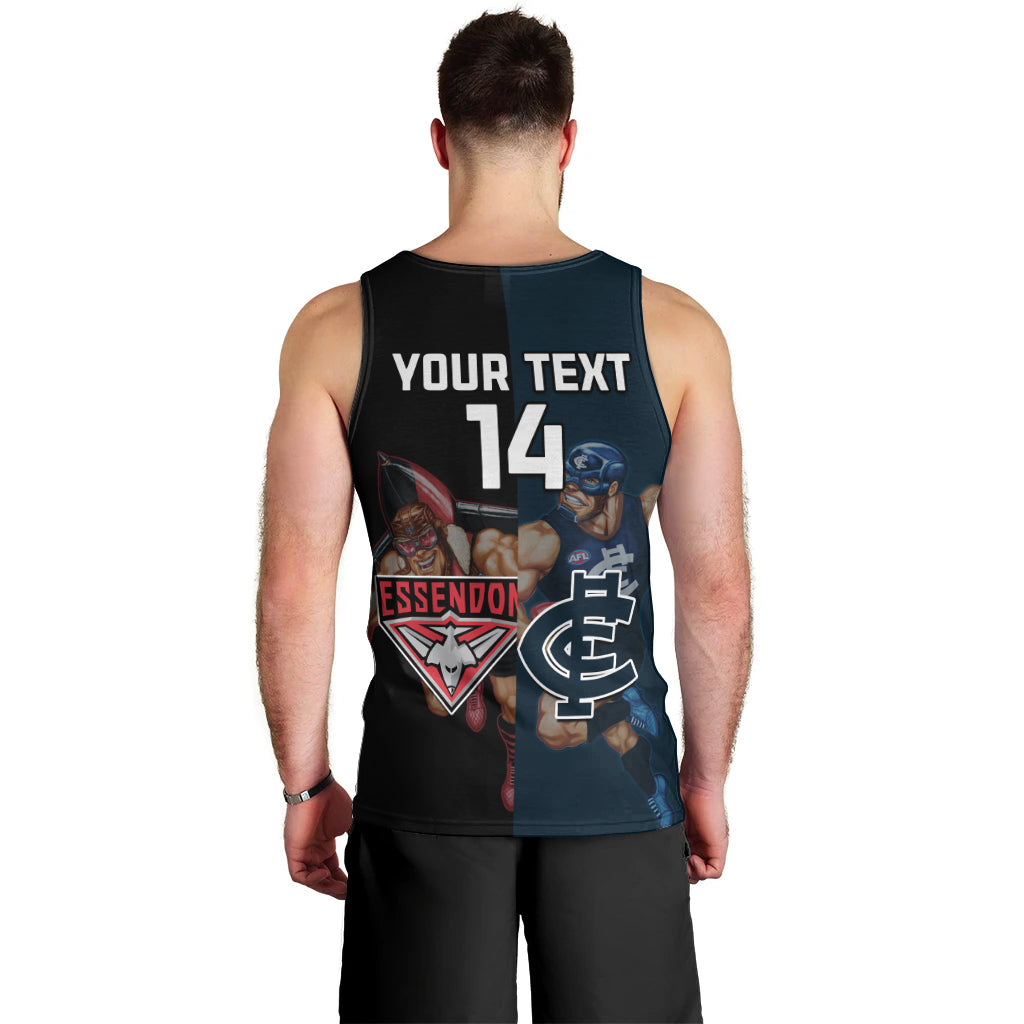 Custom Blues And Bombers Football Men Tank Top 2024 Together Sporty