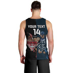 Custom Blues And Bombers Football Men Tank Top 2024 Together Sporty