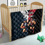 Custom Blues And Bombers Football Quilt 2024 Together Sporty