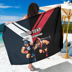 Custom Blues And Bombers Football Sarong 2024 Together Sporty