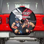 Custom Blues And Bombers Football Spare Tire Cover 2024 Together Sporty