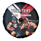Custom Blues And Bombers Football Spare Tire Cover 2024 Together Sporty