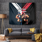 Custom Blues And Bombers Football Tapestry 2024 Together Sporty