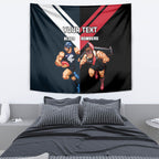 Custom Blues And Bombers Football Tapestry 2024 Together Sporty