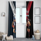 Custom Blues And Bombers Football Window Curtain 2024 Together Sporty