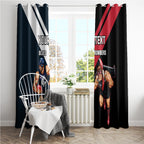 Custom Blues And Bombers Football Window Curtain 2024 Together Sporty