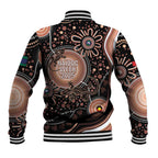 Australia NAIDOC Week Baseball Jacket Happy 50th Anniversary Brown Version
