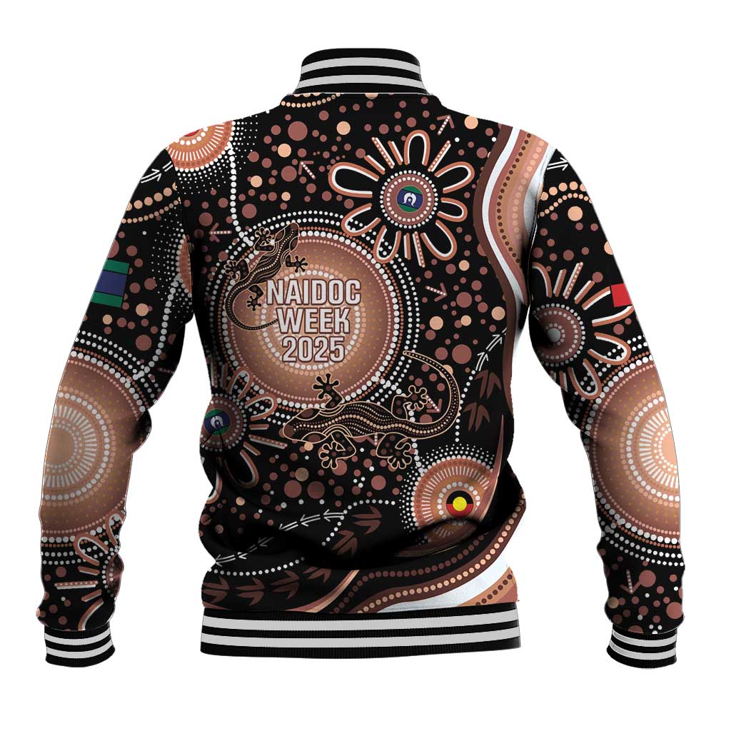 Australia NAIDOC Week Baseball Jacket Happy 50th Anniversary Brown Version