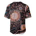 Australia NAIDOC Week Baseball Jersey Happy 50th Anniversary Brown Version