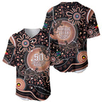 Australia NAIDOC Week Baseball Jersey Happy 50th Anniversary Brown Version