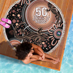Australia NAIDOC Week Beach Blanket Happy 50th Anniversary Brown Version