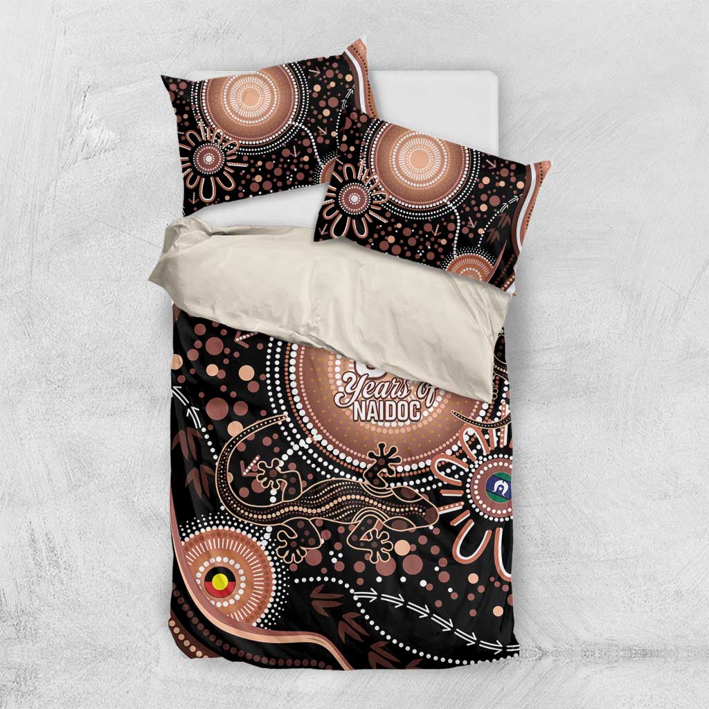 Australia NAIDOC Week Bedding Set Happy 50th Anniversary Brown Version