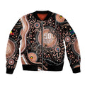 Australia NAIDOC Week Bomber Jacket Happy 50th Anniversary Brown Version