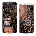 Australia NAIDOC Week 4 in 1 Can Cooler Tumbler Happy 50th Anniversary Brown Version