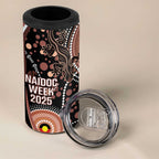 Australia NAIDOC Week 4 in 1 Can Cooler Tumbler Happy 50th Anniversary Brown Version