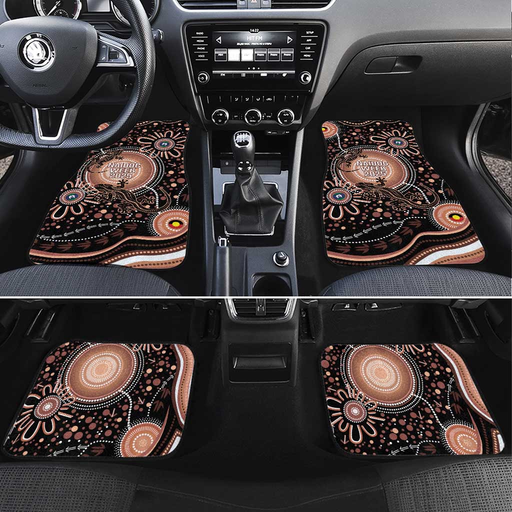 Australia NAIDOC Week Car Mats Happy 50th Anniversary Brown Version