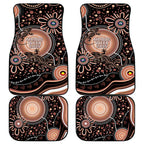 Australia NAIDOC Week Car Mats Happy 50th Anniversary Brown Version