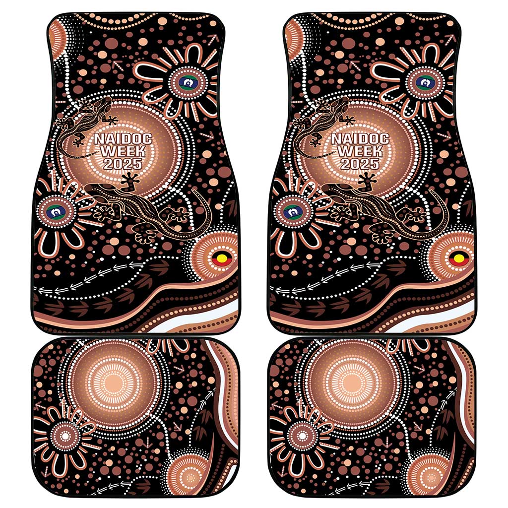 Australia NAIDOC Week Car Mats Happy 50th Anniversary Brown Version