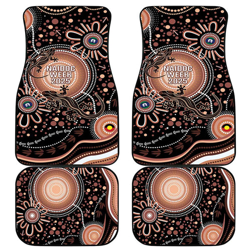 Australia NAIDOC Week Car Mats Happy 50th Anniversary Brown Version