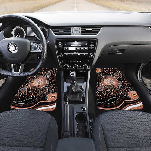 Australia NAIDOC Week Car Mats Happy 50th Anniversary Brown Version