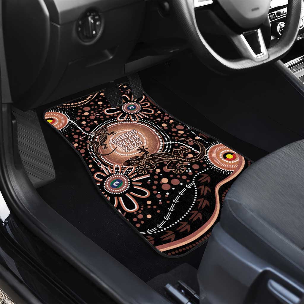 Australia NAIDOC Week Car Mats Happy 50th Anniversary Brown Version