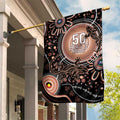 Australia NAIDOC Week Garden Flag Happy 50th Anniversary Brown Version