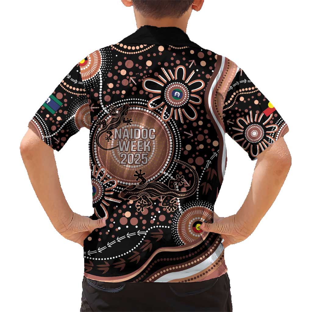 Australia NAIDOC Week Hawaiian Shirt Happy 50th Anniversary Brown Version