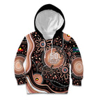 Australia NAIDOC Week Kid Hoodie Happy 50th Anniversary Brown Version