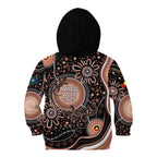 Australia NAIDOC Week Kid Hoodie Happy 50th Anniversary Brown Version
