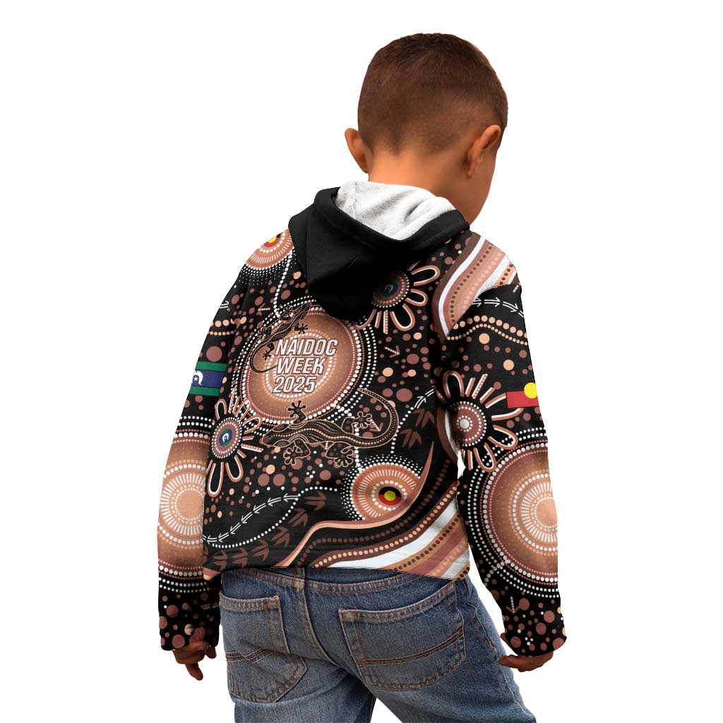 Australia NAIDOC Week Kid Hoodie Happy 50th Anniversary Brown Version