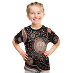 Australia NAIDOC Week Kid T Shirt Happy 50th Anniversary Brown Version