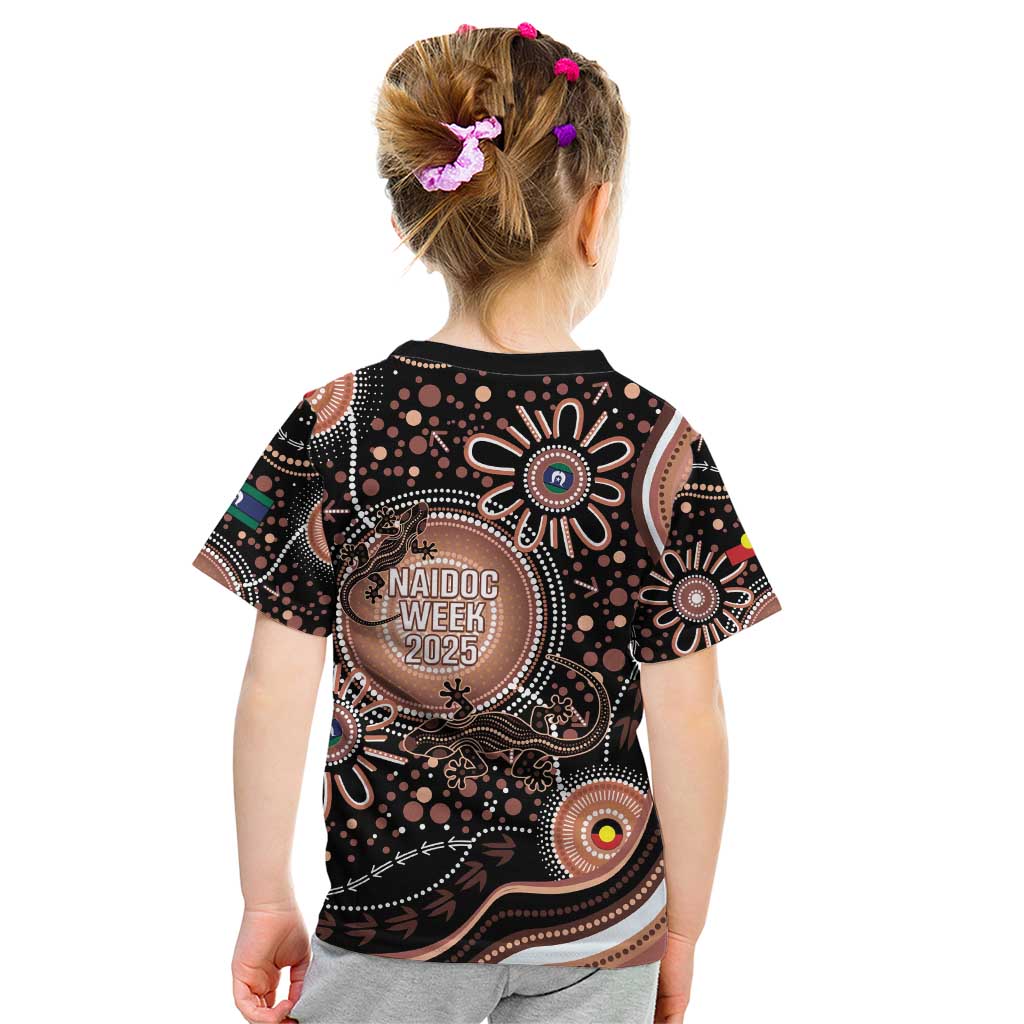 Australia NAIDOC Week Kid T Shirt Happy 50th Anniversary Brown Version
