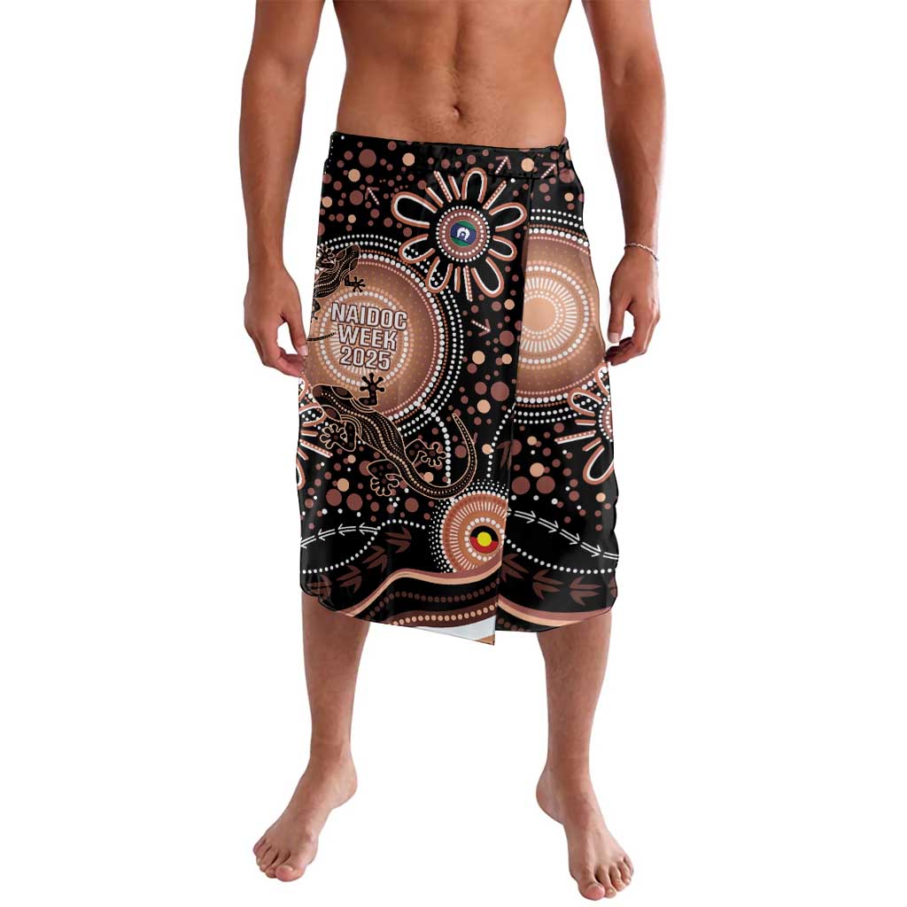Australia NAIDOC Week Lavalava Happy 50th Anniversary Brown Version
