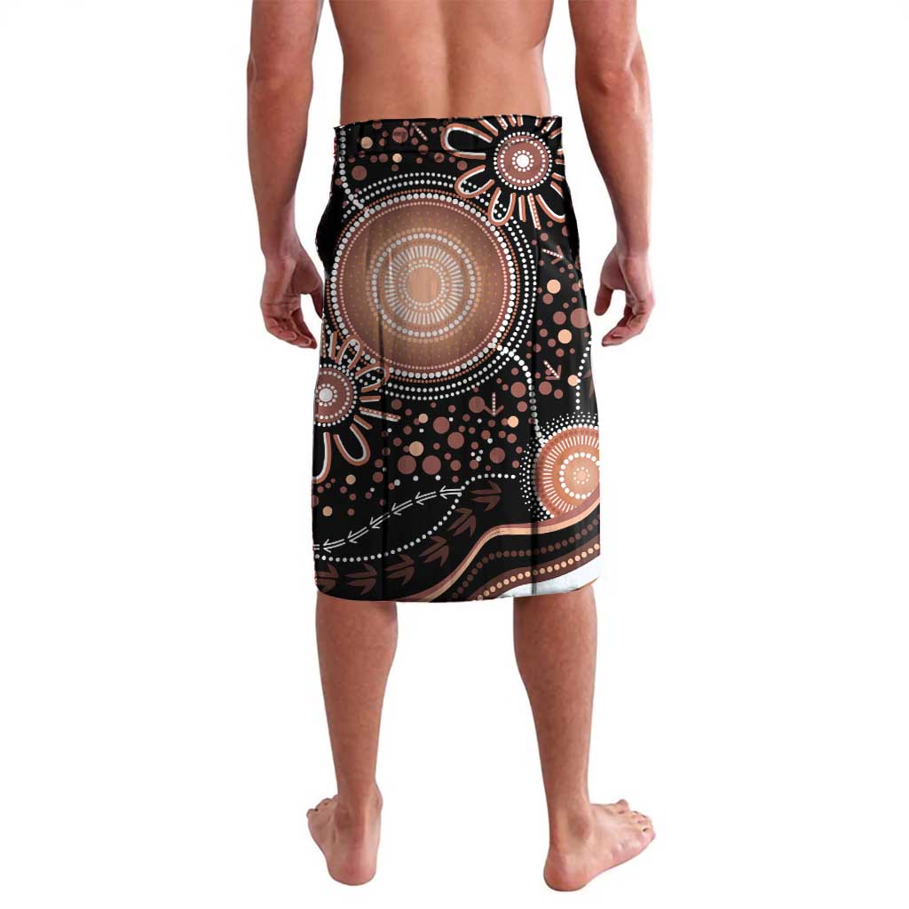 Australia NAIDOC Week Lavalava Happy 50th Anniversary Brown Version