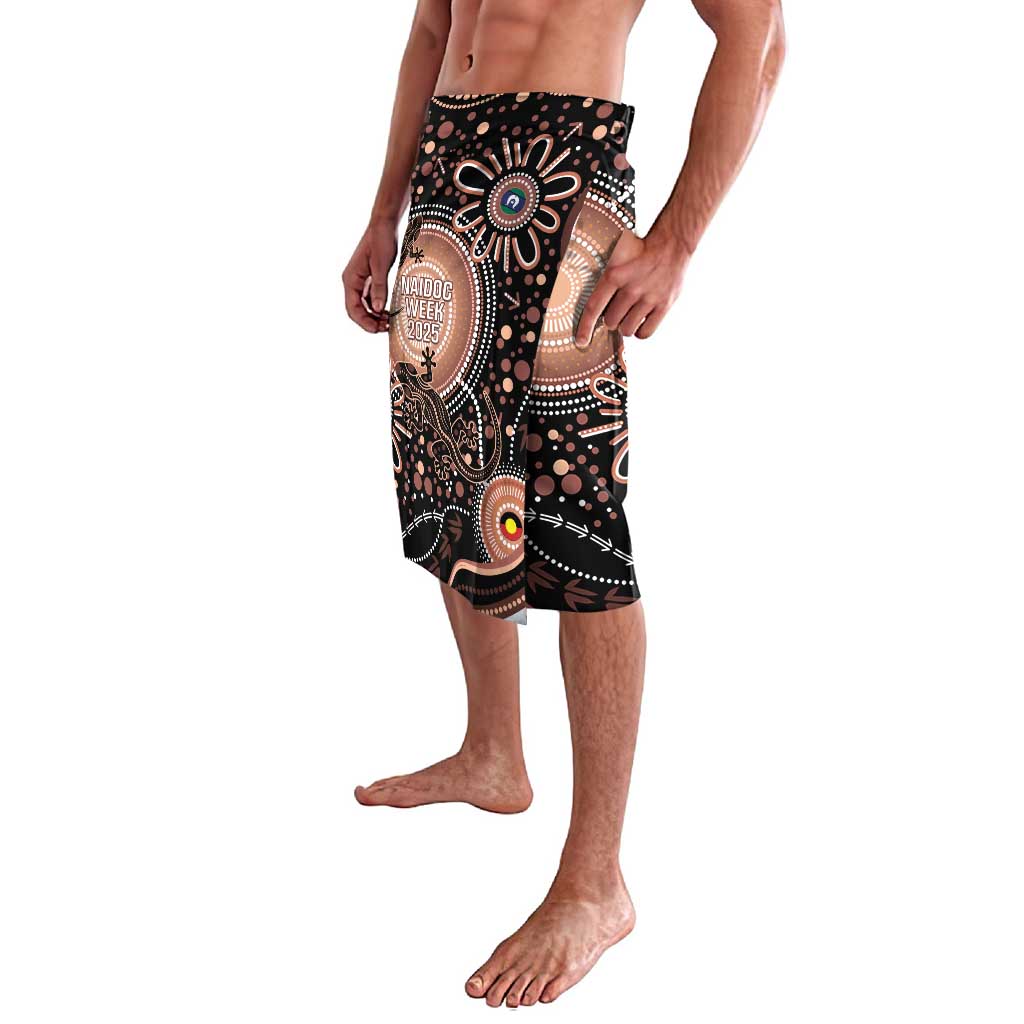 Australia NAIDOC Week Lavalava Happy 50th Anniversary Brown Version