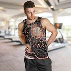 Australia NAIDOC Week Men Tank Top Happy 50th Anniversary Brown Version