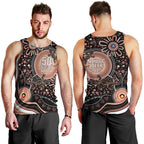 Australia NAIDOC Week Men Tank Top Happy 50th Anniversary Brown Version