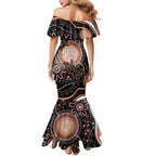 Australia NAIDOC Week Mermaid Dress Happy 50th Anniversary Brown Version