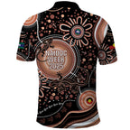 Australia NAIDOC Week Polo Shirt Happy 50th Anniversary Brown Version
