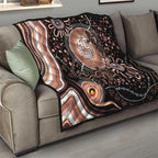 Australia NAIDOC Week Quilt Happy 50th Anniversary Brown Version
