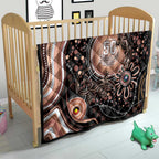 Australia NAIDOC Week Quilt Happy 50th Anniversary Brown Version