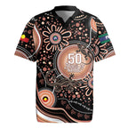 Australia NAIDOC Week Rugby Jersey Happy 50th Anniversary Brown Version